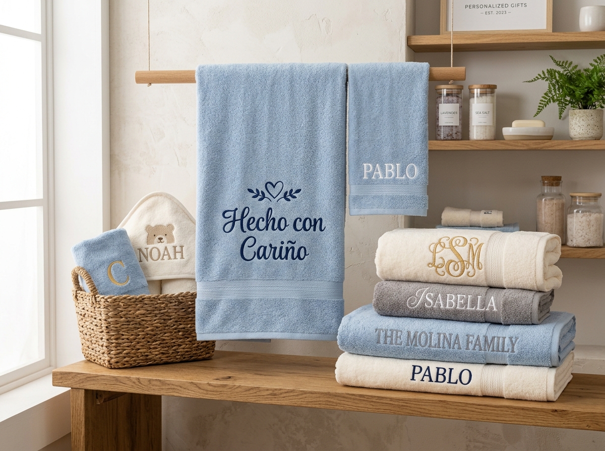 Regalos personalizados bordados